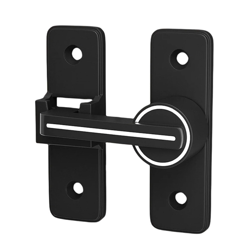 Luminous Heavy Duty Barn Door Latch With Privacy Lock Zinc Alloy Corrosion Resistant For Bathroom 9119770768674