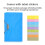 A6 B6 Multi-Layer Expanding File Folder Accordions-Yellow B6 7