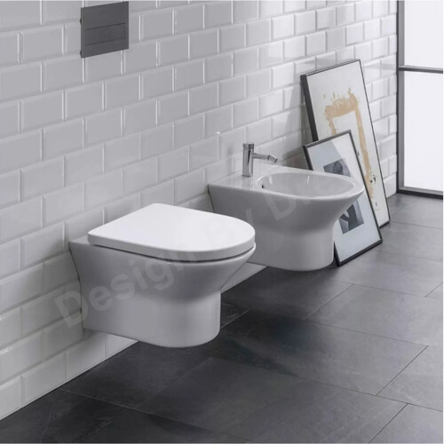 Soft Close Square Toilet Seat Quick Release WC Lid 2