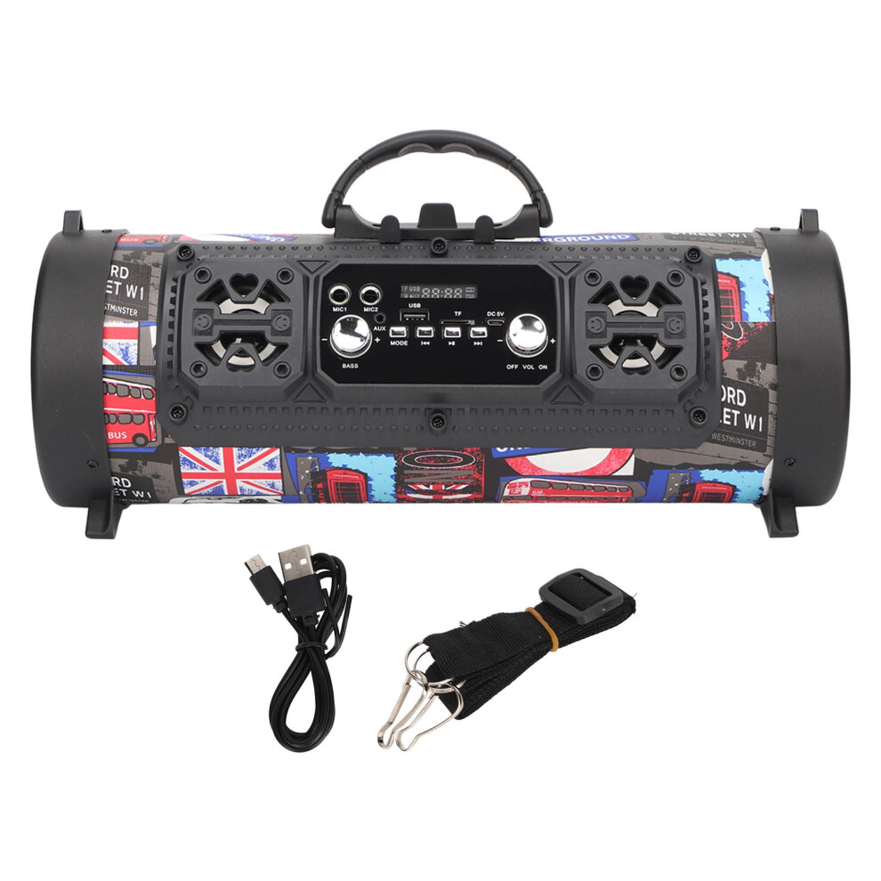 Rgb Lights Speaker With Eq Sound Effects Stereo Sound Booming Bass Fm Radio Wireless Speakers Portable Bluetooth Speakers Long Time Play Remote 9420858910695
