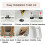 Soft Close Square Toilet Seat Quick Release WC Lid 6