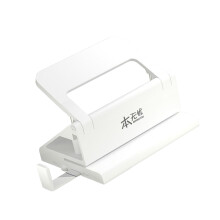 2-Loch-Papierstanzwerkzeug, 5 Blatt Kapazität für-Weiß