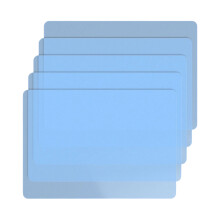 5 Stück A3 A4 Schreibblock Tragbare-A4 transparent blau