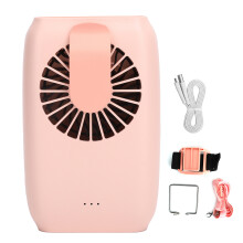 Ultraschlankes Design, tragbarer Ventilator mit Akku und 3 Windstufen, extrem leiser Ventilator für Büro, Reisen und Outdoor-Aktivitäten, langlebig