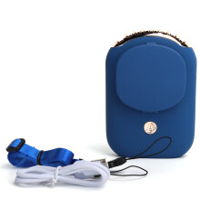 Gaothrán Leictreach In-athluchtaithe Gan Lanna Aerchóiriú Láimhe USB Mini Gaothrán Cuisniúcháin Inaistrithe le Gaothrán Muineál Crochta Saor