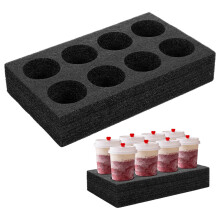 Cup Holder Tray with Secure MultiCup Design for Coffee and Milk Tea, Takeout and Office Use