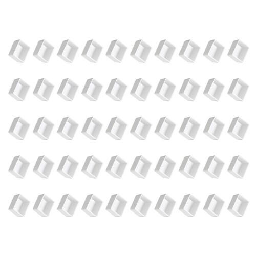 50PCS Empty Watercolour Pans Empty Half Pan Empty Paint-1.5ml