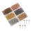 500 Pcs Map Push Pins Decorative Pushpins Round Head-silver 2