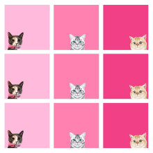 450Sheets Colored Notes Paper Adheive Notes-pink.
