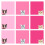 450Sheets Colored Notes Paper Adheive Notes-pink. 1