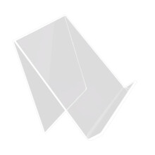 Clear Bookshelf Organizer Magazine Stand-A5 medium size witho