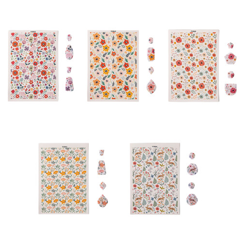 Papier de transfert d'argile de fleur pour la fabrication-PY0048 2