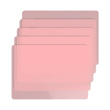 5 Pcs A3 A4 Student Writing Pad Exam Board-A4 transparent red