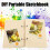 Multipurpose Linen Fabric Sketchbook Foldable Fabric Notebook 5