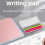 5 Pcs A3 A4 Student Writing Pad Exam Board-A4 transparent red 3