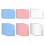5 Pcs A3 A4 Student Writing Pad Exam Board-A4 transparent red 2