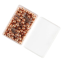 500 Stuks Ronde Kop Pins Duimkopspijkers Bulletin-Rose goud
