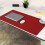 Office Desk Protector Pad Water Resistant Leather-Light gray 5