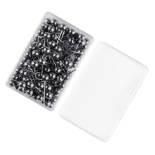 500 Stuks Ronde Kop Pins Duimkopspijkers Bulletin-Zwart pistool