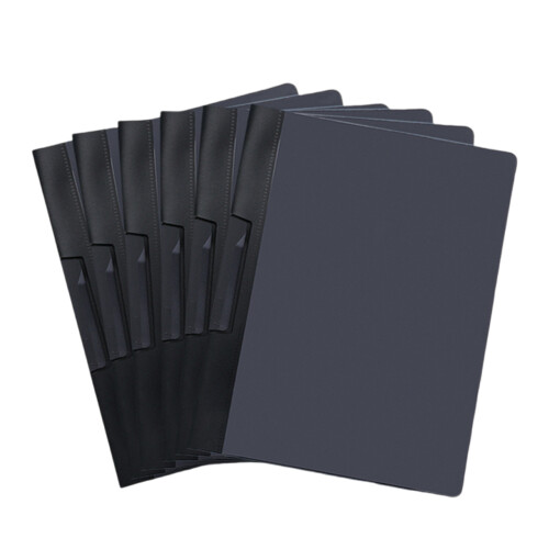 6Pcs Letter Size File Sleeves Document Folder with Side Open