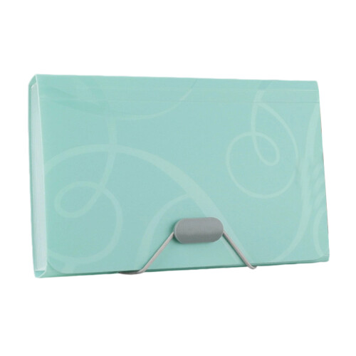 A6 B6 Accordions File Folder Document Organiser-Light blue B6