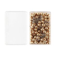 500 stuks ronde kop push pins kaart pins duimkopspijkers-KC Goud