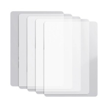 5 Pcs A3 A4 Clear Writing Pad Plastic-A4 transparent white