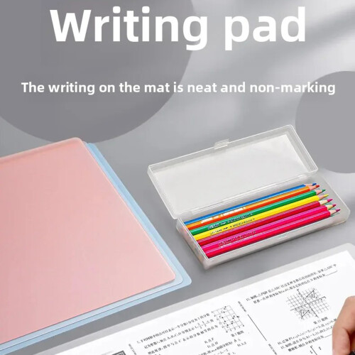 5 Pcs A3 A4 Clear Writing Pad Plastic-A4 transparent white 2