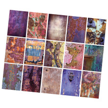 Papier artisanal décoratif Antique pour-Rouille violette