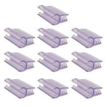 Clips d'étiquettes robustes, 10 pièces, pour présentoir,