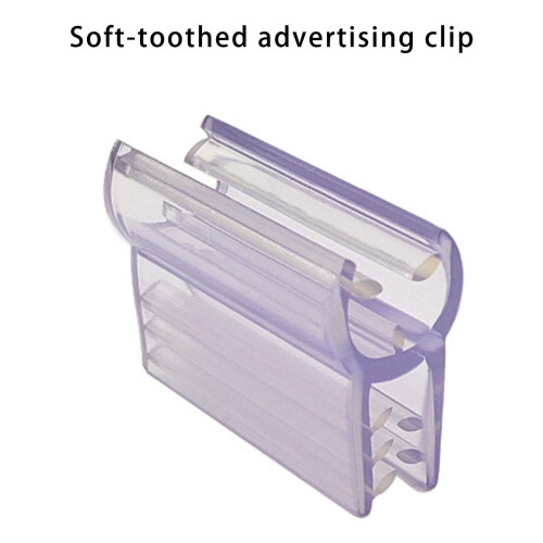 Clips d'étiquettes robustes, 10 pièces, pour présentoir, 1