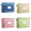 Sac organisateur de documents à Double couche, avec fenêtre-Vert 2