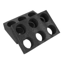 Reusable Wool Cup Holder Tray 2pcs Thickened Multi Cup Drink Carrier for Coffee Tea Shops Takeaway