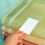 Sac organisateur de documents à Double couche, avec fenêtre-Vert 5