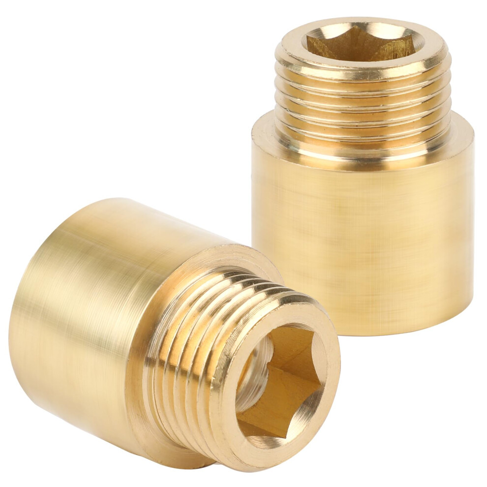 2 Pack Shower Head Extension Arm, Solid Brass G1/2 Male To Female Adapter, 31Mm Leakproof Connector 9001264041397