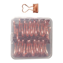 30 Pcs Heart Shape Binder Clips Foldback Clips Document-Love