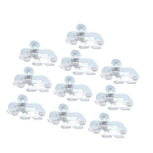 Slip Resistant Transparent Book Clip-Transparent  Color