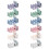 Bookend for Shelf 4 Section Acrylic Book End Book-Green 2