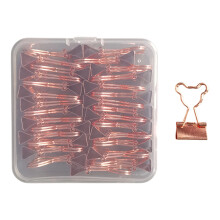 30 stuks papierklemmen hartvorm bindmiddelclips metalen clips-B
