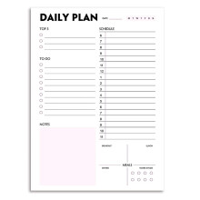 Fitness Reading Meal Tracking Journal  60-DAILY PLAN  bai fen