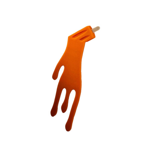 Summer Ice  Shaped Silicone Bookmarks Creative  Design  -Orange