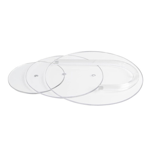 Modern Acrylic Cake Rack for Presentation 2 Tierd-10 inches