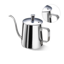 350/600ML Universal Kettles Metal Pour Over Coffee-Silver 350ml