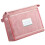 Double Layered Mesh File Bag Document Organiser-pink color 1