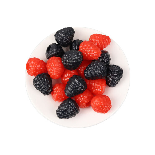 Pack of 6 Artificial Simulations Raspberries Wedding-Black 2