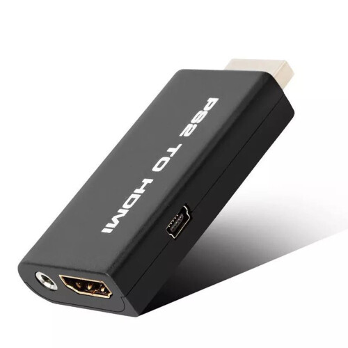 Μετατροπέας ήχου και βίντεο PS2 σε HDMI για ψηφιακή έξοδο HDMI, μετατροπέας συμβατός με