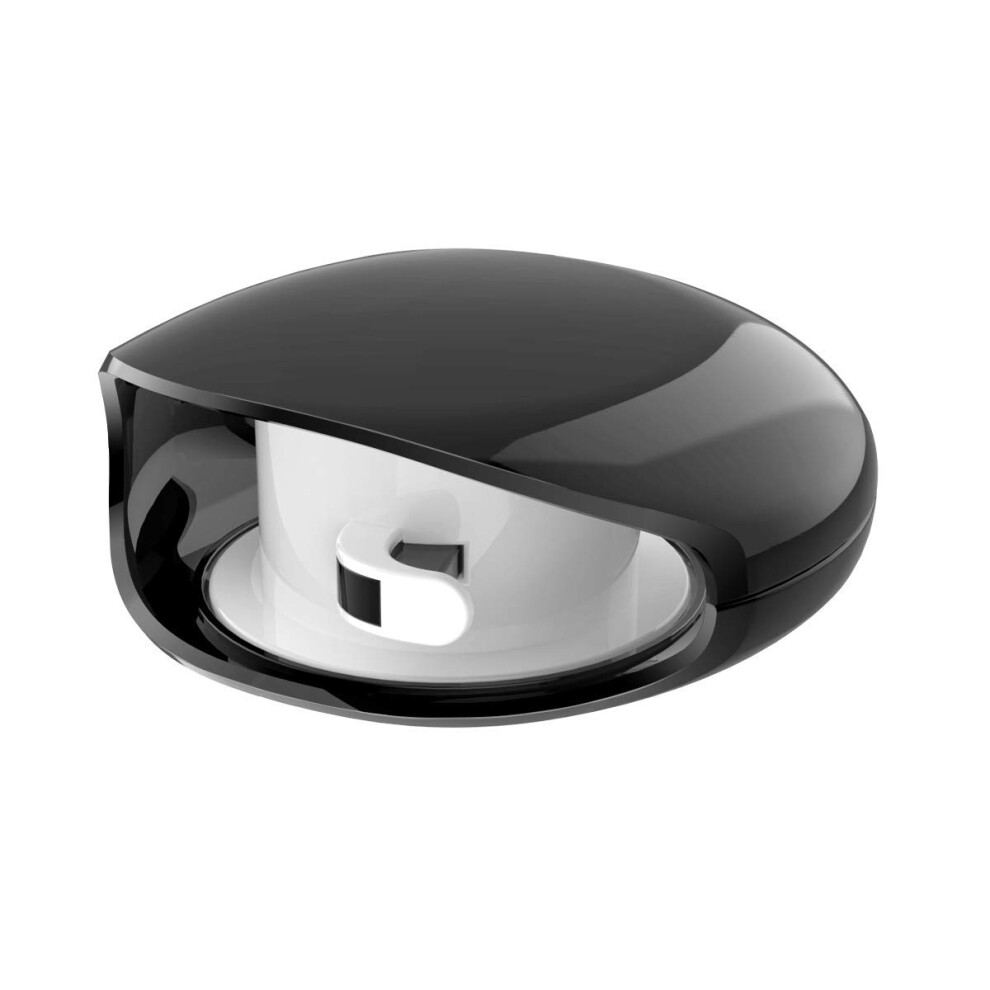 Automatic Retractable Cable Organizer With Tangle Cord Storage For Usb, Earphones And Chargers, Black 9001264041342