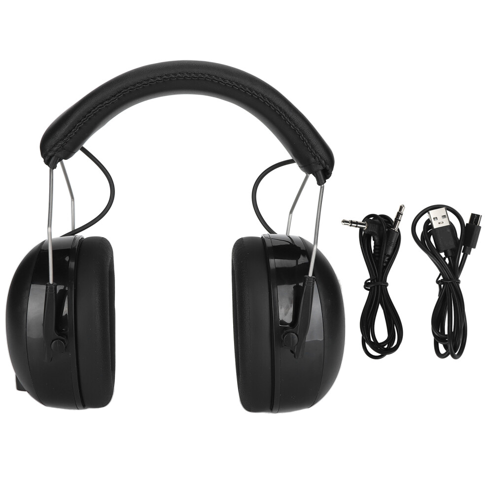 Rechargeable Noise Cancelling Earmuffs With Bluetooth 5.0 Connectivity,40 Hour Playtime And Hands-Free Call Feature For Woodworking And Outdoor Events 9420858064176