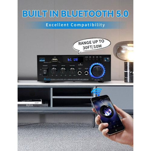 Σύστημα ενισχυτή ισχύος για ήχο HiFi, στερεοφωνικός ενισχυτής ήχου με 2