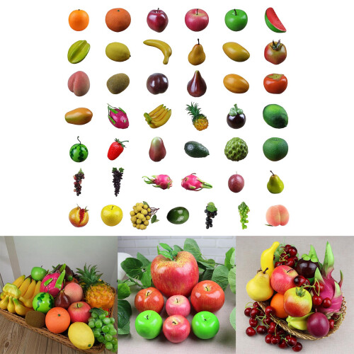 Artificial Fruit Realistic Orange Decors-lotus mist 27 2